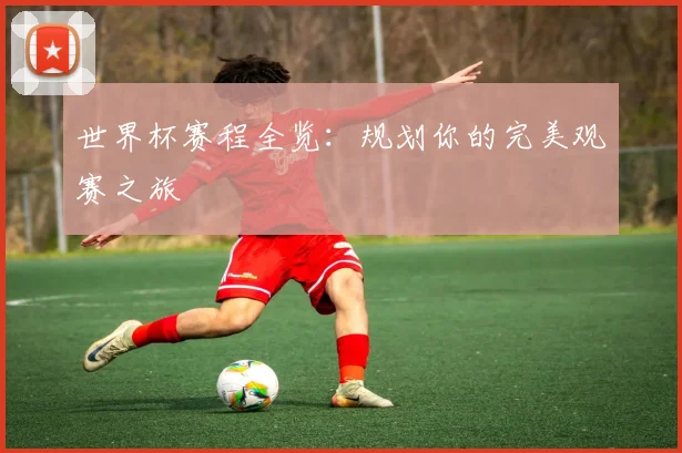 世界杯赛程全览:规划你的完美观赛之旅